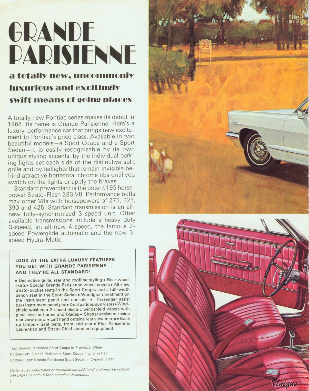 1966 Pontiac Canada Brochure Page 7